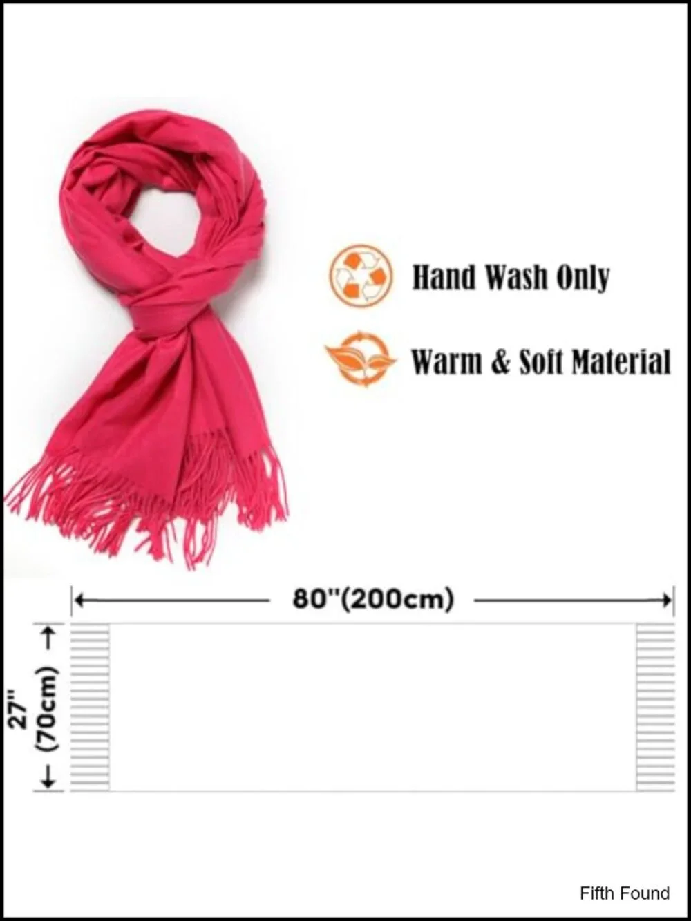 Women's Pashmina Shawl Wrap Tassel Fringe Evening Wedding Scarf